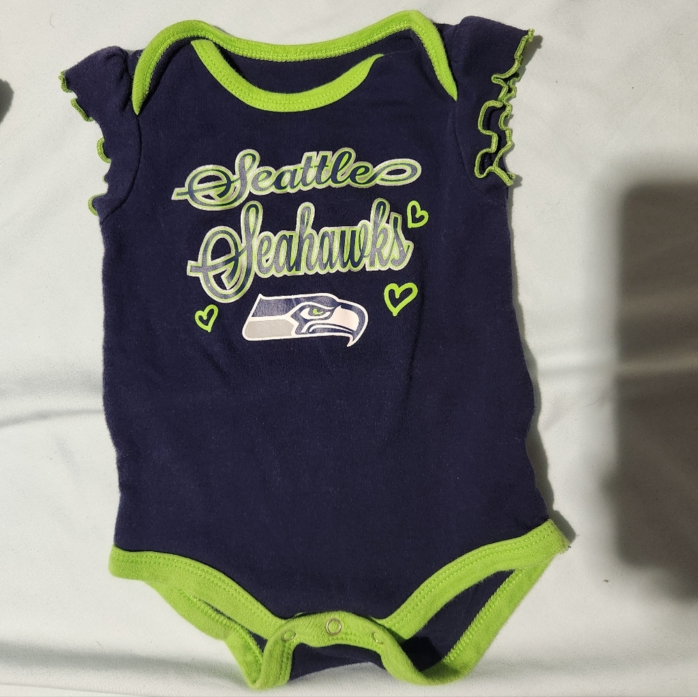Seattle Seahawks Baby Onesie 3-6M